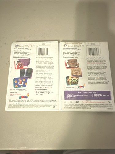 10 DISNEY BABY EINSTEIN BACH BEETHOVEN GALILEO MOZART SANTA’S VAN GOGH DVDS RARE - Foto 14 di 24