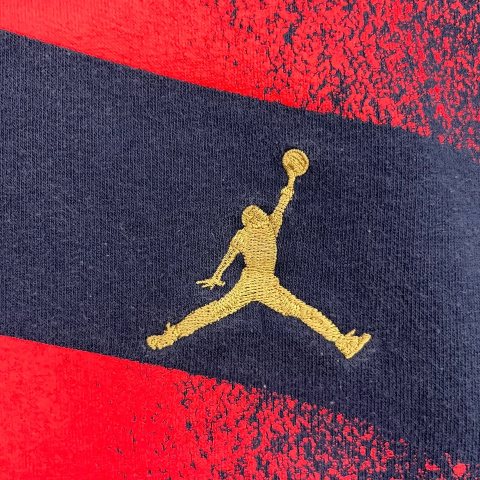 Nike Air Jordan AJ7 Stars & Stripes USA Pullover Hoodie Sweatshirt Navy Mens L - Image 3 of 4