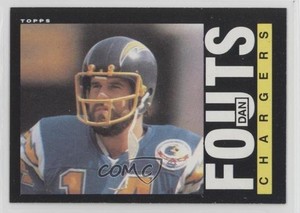 1985 Topps Dan Fouts #372 HOF