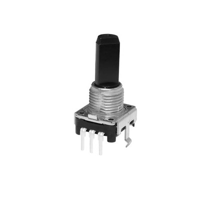 Encoder, 12mm, 24 Impulse, Kunststoffachse, stehend, M9x0,75, Drehimpulsgeber