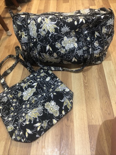 Vera Bradley Baroque Set Large Duffel Bag & Large Hand Bag-