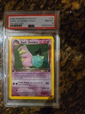 Dark Slowbro 12/82 1st Edition PSA 8 Team Rocket Holo