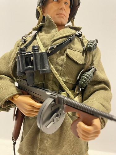 WW2 American Machine Gunner 1:6 Soldier Dragon Models Figure M1 Thompson Gun - Picture 11 of 12