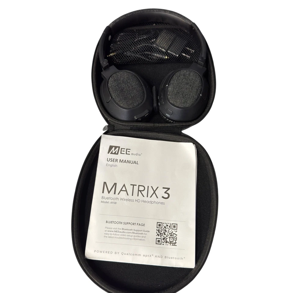 MEE Audio Matrix3 Bluetooth Wireless Headphones with aptX LL - Image 4 of 4