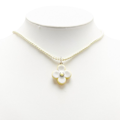 LOUIS VUITTON Collier Fleur Flower Motif Pendant Necklace Choker Women 【Us... - Picture 7 of 7