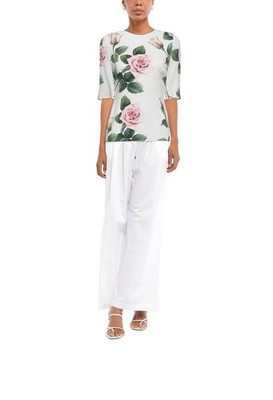 Dolce Gabbana Bluse Damen  Tropical Rose Dolce & Gabbana D&G