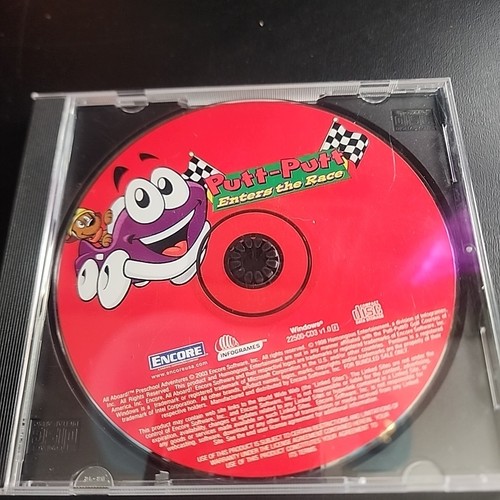 Junior Adventure Putt-Putt betritt das Rennen CD-ROM Windows 2003 Zugabe NUR DISK