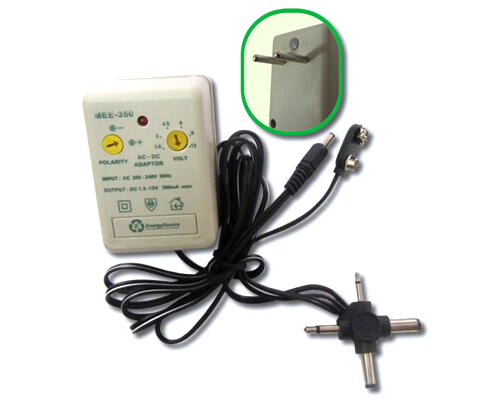 4 Pack 12V 300mA Power Adapters - 5.5x2.1mm DC Plug, 100-240V AC Input, Compact For Security Cameras - View #5