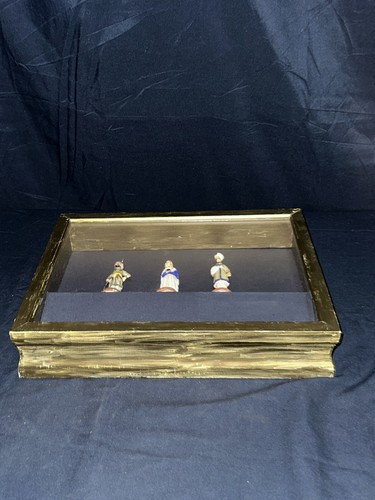 Terracotta Lucknow Figurines India Depicting Castes Tradespeople Folk Art W/Case - Picture 10 of 10