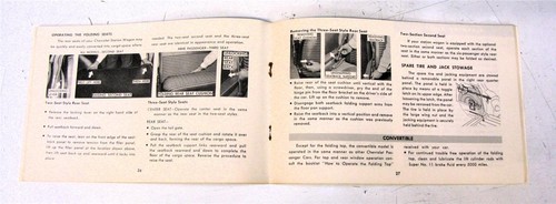 CHEVROLET 1962 Car Owners Handbook 1962 #3798320 Third Edition - Picture 3 of 6