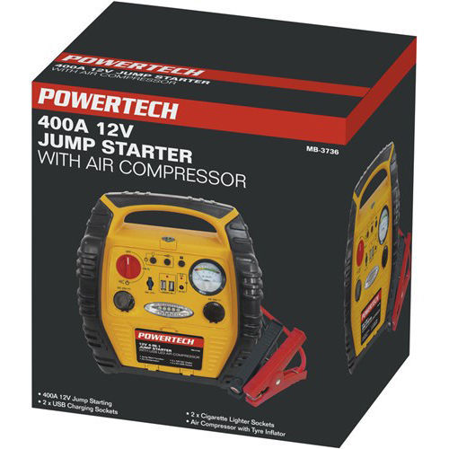 4 in 1 jump starter 12V 17Ah Portable Power Pack Car Battery Booster Charger - Picture 5 of 12