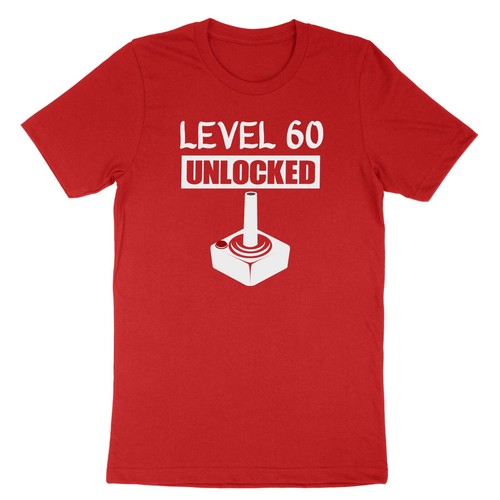 60. Geburtstag Shirt Level 60 entsperrt T-Shirt lustig maßgeschneidert T-Shirt Geschenke für ihn Her - Bild 9 von 20