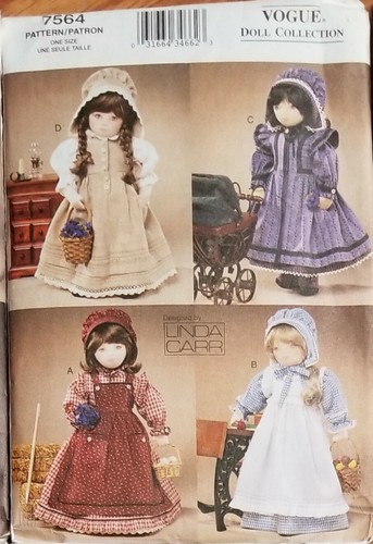 Vogue Doll Clothes Sewing Patterns 18" American Girl + Other sizes 160 U-Pick - Picture 41 of 115