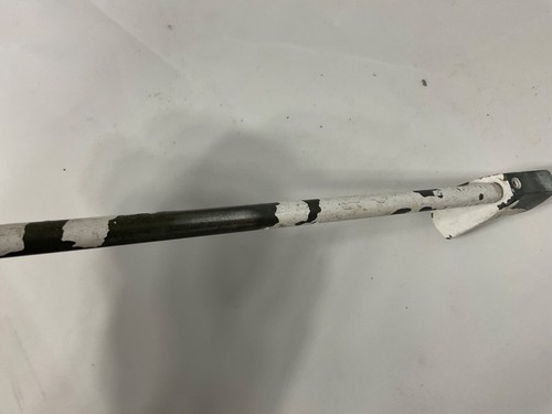 Vintage 16” Pennant Chromed Bronze Marine Flag Pole for 7/8" to 1 1/4" Railing - Picture 5 of 14