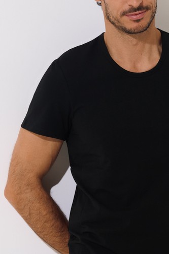 LISCA 031010 HERMES Unterhemd / Shirt M-XXXL schwarz 02 - Bild 4 von 4