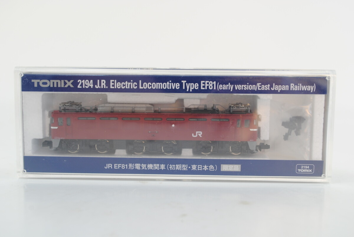 Tomix2114 EF81。 Tomix 2194 J.R. Electric Locomotive EF81 (early version/East
