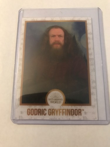 2018 Wizards Harry Potter Chocolate Frog Lenticular Godric Gryffindor 7y8 - Picture 1 of 2