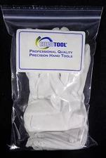 EuroTool Med/Large Cotton Gloves For Coins and collectibles 12 Per Bag. 
