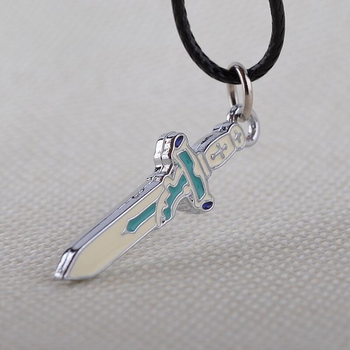 Hot Anime Sword Art Online SAO Asuna Kirito Cosplay Pendant Necklace Jewelry Gif - Picture 10 of 12