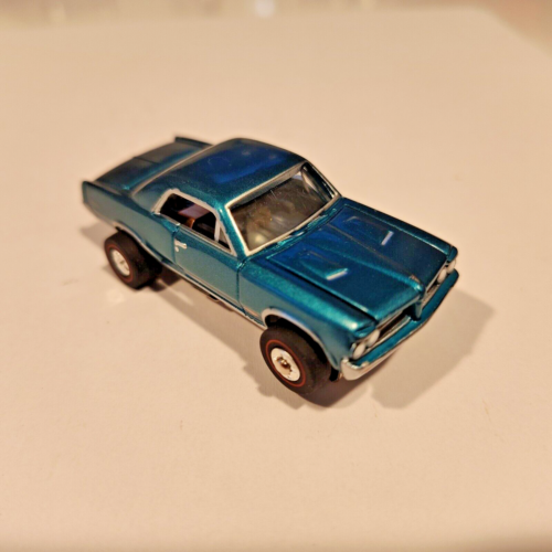 Auto World Thunderjet Ultra G 1964 Pontiac GTO blau metallic SLOT CAR NEU - Bild 2 von 10