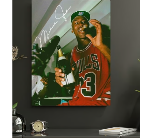 Foto reimpresa con autógrafo réplica de Michael Jordan - Imagen 1 de 1