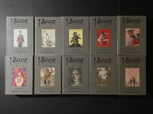 Blade of the Immortal Deluxe Manga Hardcover Volumes 1-10 New Sealed English - Picture 4 of 4