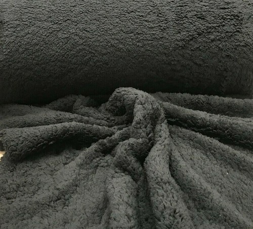 SHERPA PILE SEMPLICE SUPERSOFT MICRO FINTA LANA D'AGNELLO MATERIALE 150CM LARGO 5 COLLI - Foto 16 di 18