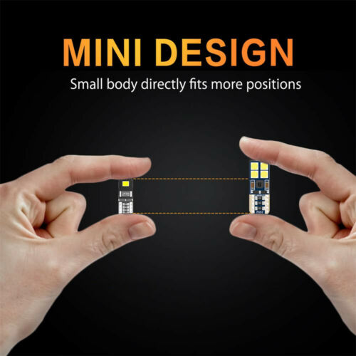 T10 W5W 2 SMD LED Canbus Error Free 6000K HID Bright White Bulbs Parking Lights - Picture 6 of 6