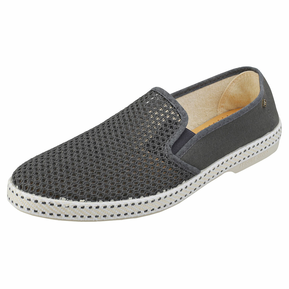 Rivieras Classic 20 caballeros Anthracite textil zapatos Espadrille-UE 42 Rivieras Classic 20 caballeros Anthracite textil zapatos Espadrille-UE 42