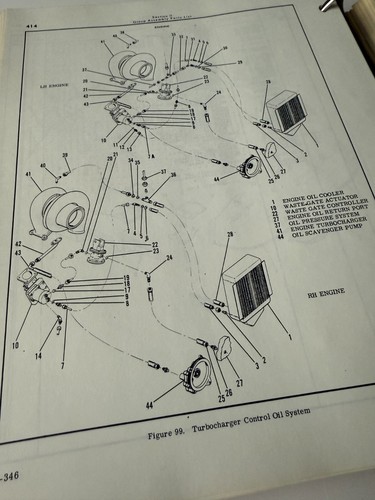 Cessna 414 airplane parts manual - Picture 3 of 5