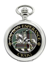 Craig French Scottish Clan Pocket Watch