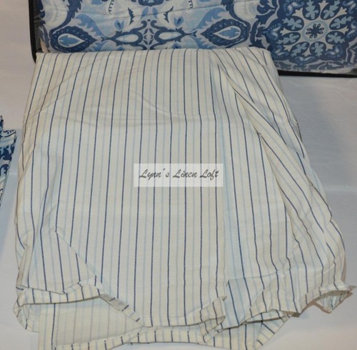 RALPH LAUREN FABRIC Porcelain Blue Medallion QUEEN COMFORTER SHAMS BEDSKIRT NEW - Picture 11 of 11