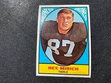 1967 TOPPS FOOTBALL 30-58 BRONCOS & OILERS CARDS PICK CARDS YOU WANT