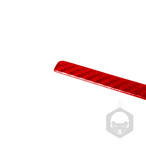 Red Carbon Fiber Car High Brake Light Sticker Panel Trim For Kia Stinger 2019-23 - Foto 7 di 14
