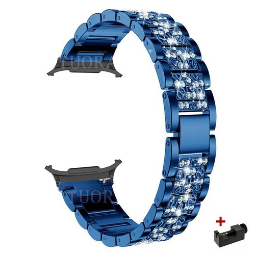 For Samsung Galaxy Watch Ultra 47mm Bling Metal Stainless Steel Watch Band Strap - Picture 22 of 55