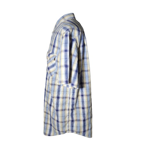 Camicia abbottonata Duluth Trading Co. da uomo a maniche corte 100% cotone grande - Foto 4 di 9