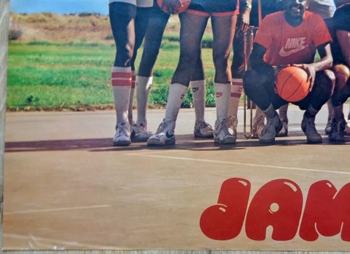 SELTEN 1980er NIKE JAM SESSION - 24 Spieler Gruppe Original NBA Poster - 22"x 36" - Bild 8 von 11