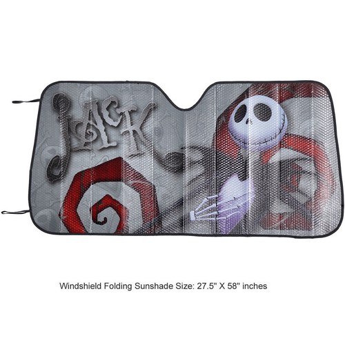 New Nightmare Before Christmas Jack Car Truck Front Windshield Folding Sun Shade - Bild 1 von 4