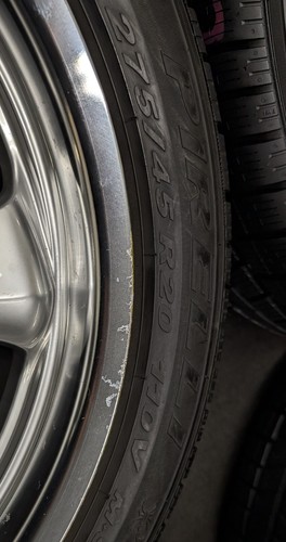 4 Porsche 958 Cayenne S GTS Turbo S 20" Wheels & Pirelli Winter Snow Tires - Picture 16 of 17