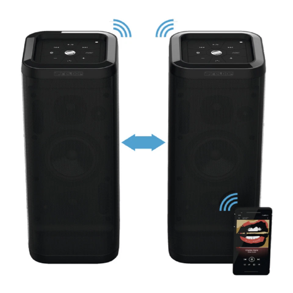 Reloop Groove Blaster BT Portable Bluetooth Speaker and Smart Link - Image 4 of 4