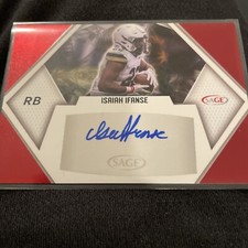 2023 SAGE Low Series - Autographs Red #A-II Isaiah Ifanse (AU, RC)