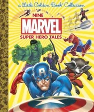 Nine Marvel Super Hero Tales (Marvel) (Little Golden Book Treasury) - VERY GOOD
