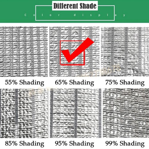 55%~99% Shade Rate Foil Sunshade Net Garden Succulent Plants Reflective - Foto 22 di 29
