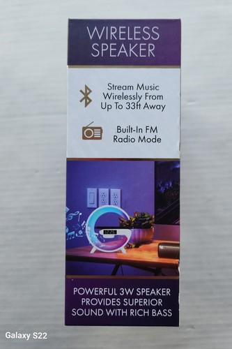 Altavoz multifunción ST Simply Tech 4 en 1 - Reloj y alarma - Cargador inalámbrico - Imagen 3 de 8