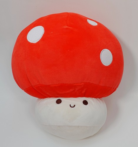 Kawaii Big Mushroom Plush Toy Stuffed Plush Dolls Plushies Squishy Red Cute Kids - Picture 4 of 6