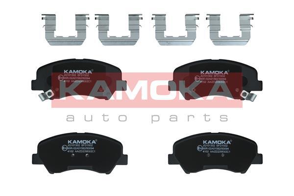 Front KAMOKA JQ101302 Brake Pad Set, disc brake for HYUNDAI,KIA