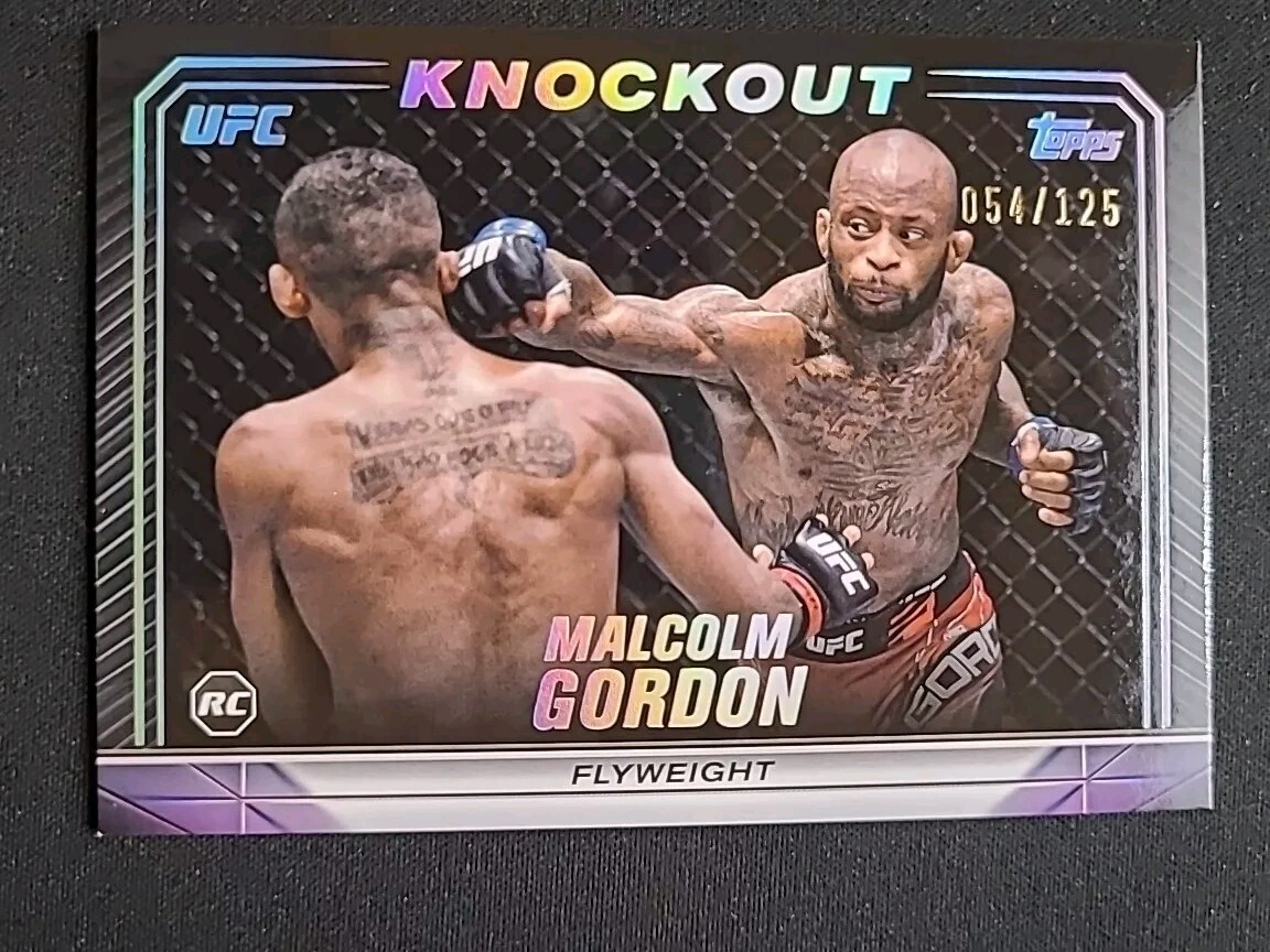 2024 Topps Knockout UFC Malcolm Gordon Rookie #/125