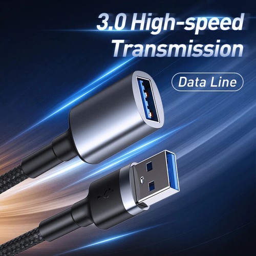 Baseus Cafule USB 3.0 Extension Cable Braided Male to Female Data Extender - 1m - Picture 4 of 8