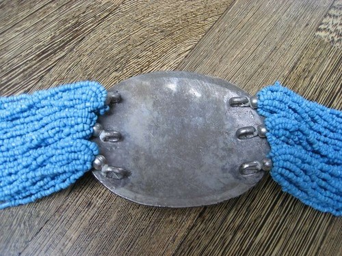 turquoise necklace / belt length: 94 cm Weight: 464 gr. - Foto 6 di 10