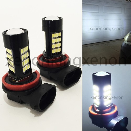 H11 Samsung LED 42 SMD Bright White 6000K Headlight 2x Light Bulbs #x3 High Beam - 第 1/5 張圖片